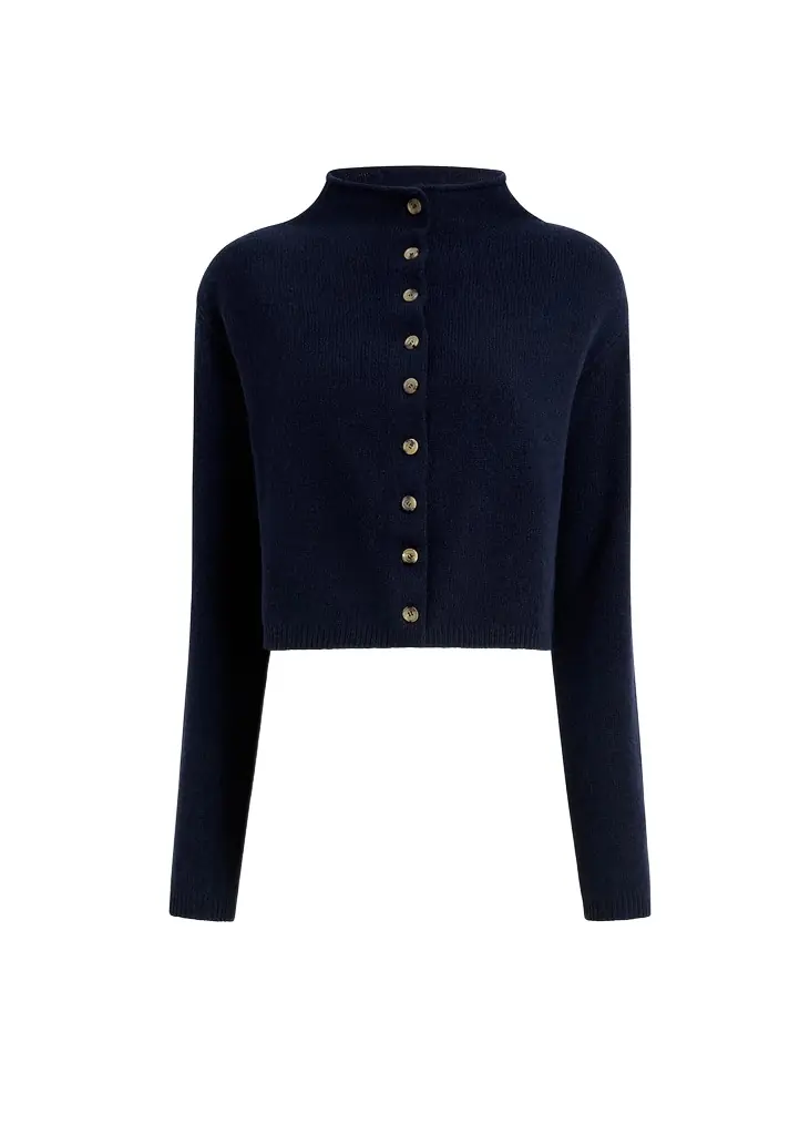 Khaite Annora Cardigan In Midnight Navy