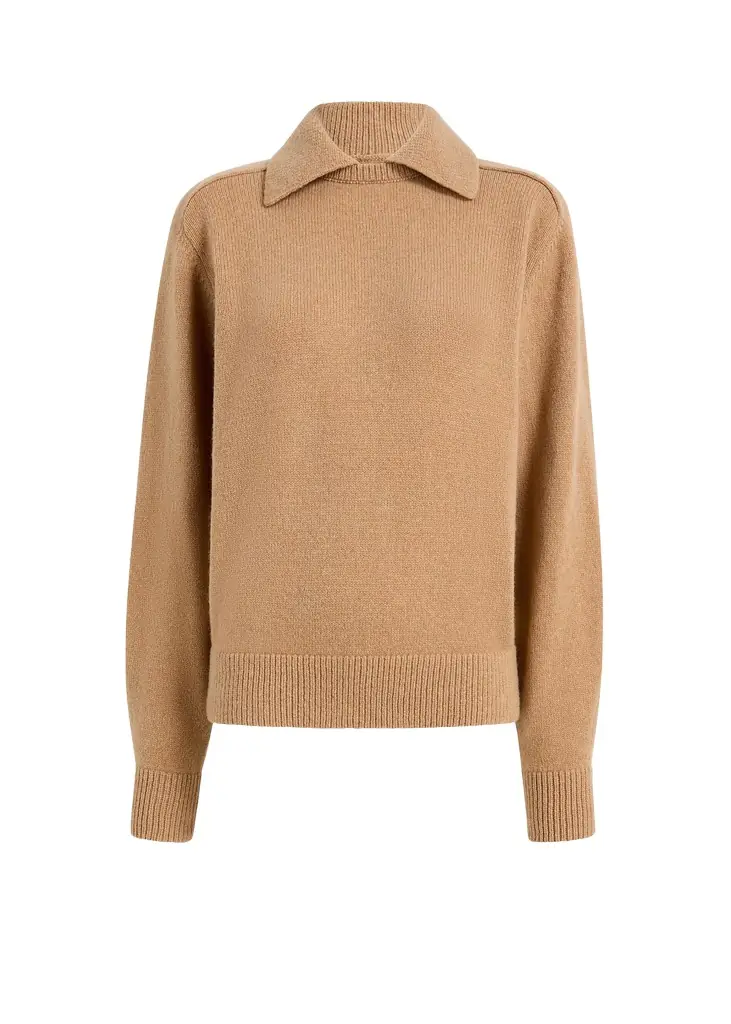 Khaite Jackson Sweater In Camel