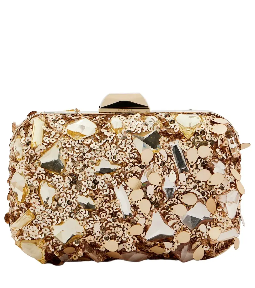 Jimmy Choo Cloud embellished clutch