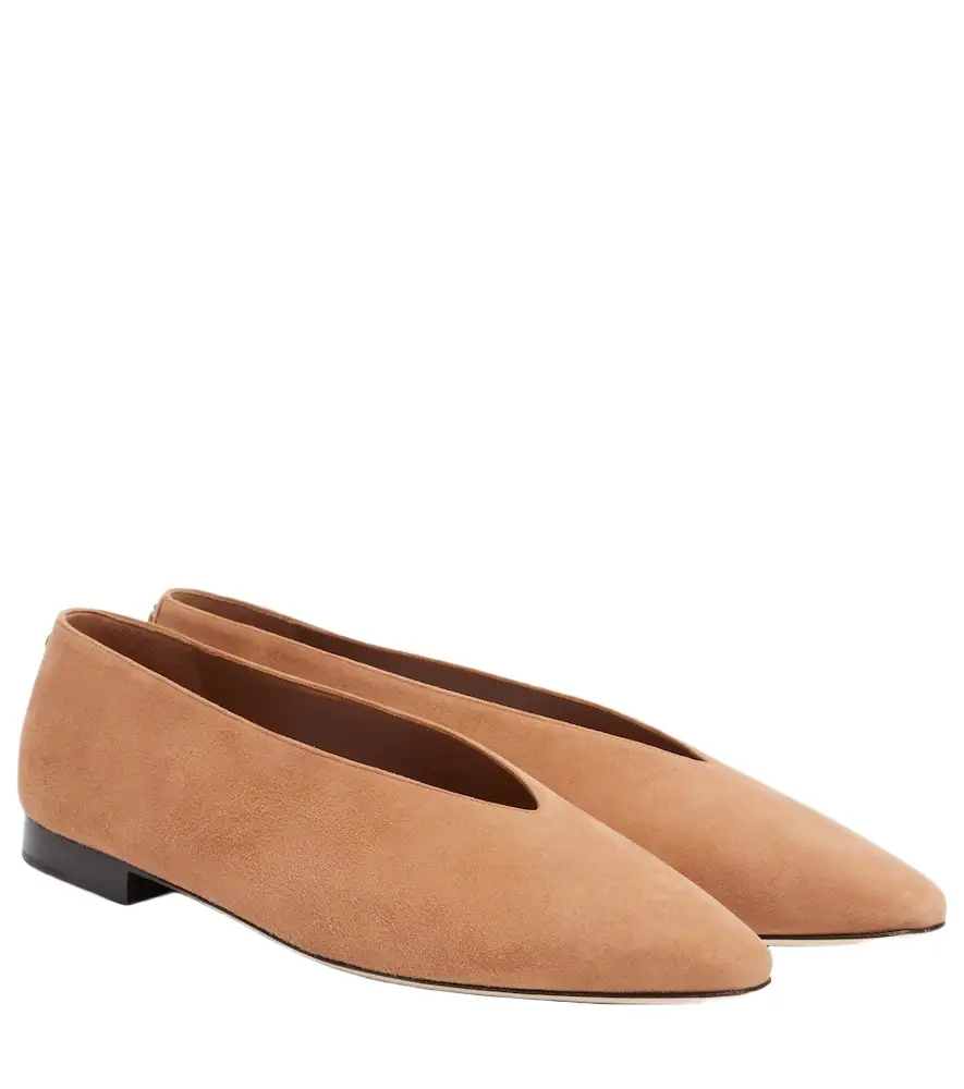 Jimmy Choo Margot suede ballet flats