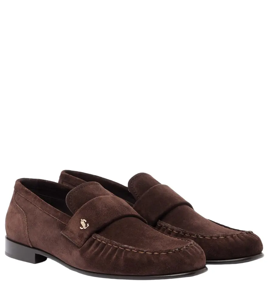 Jimmy Choo Ellis suede loafers - Women's Shoes