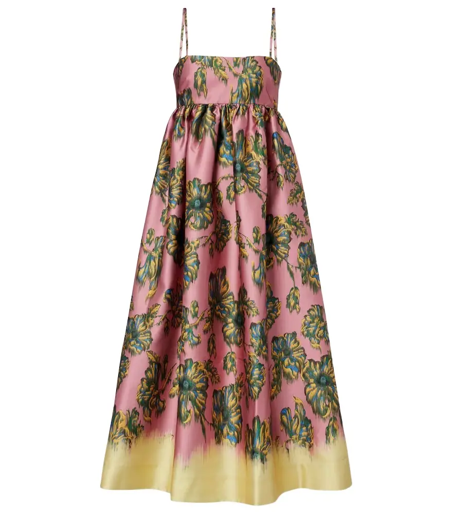 Alemais Alémais Faye floral midi dress