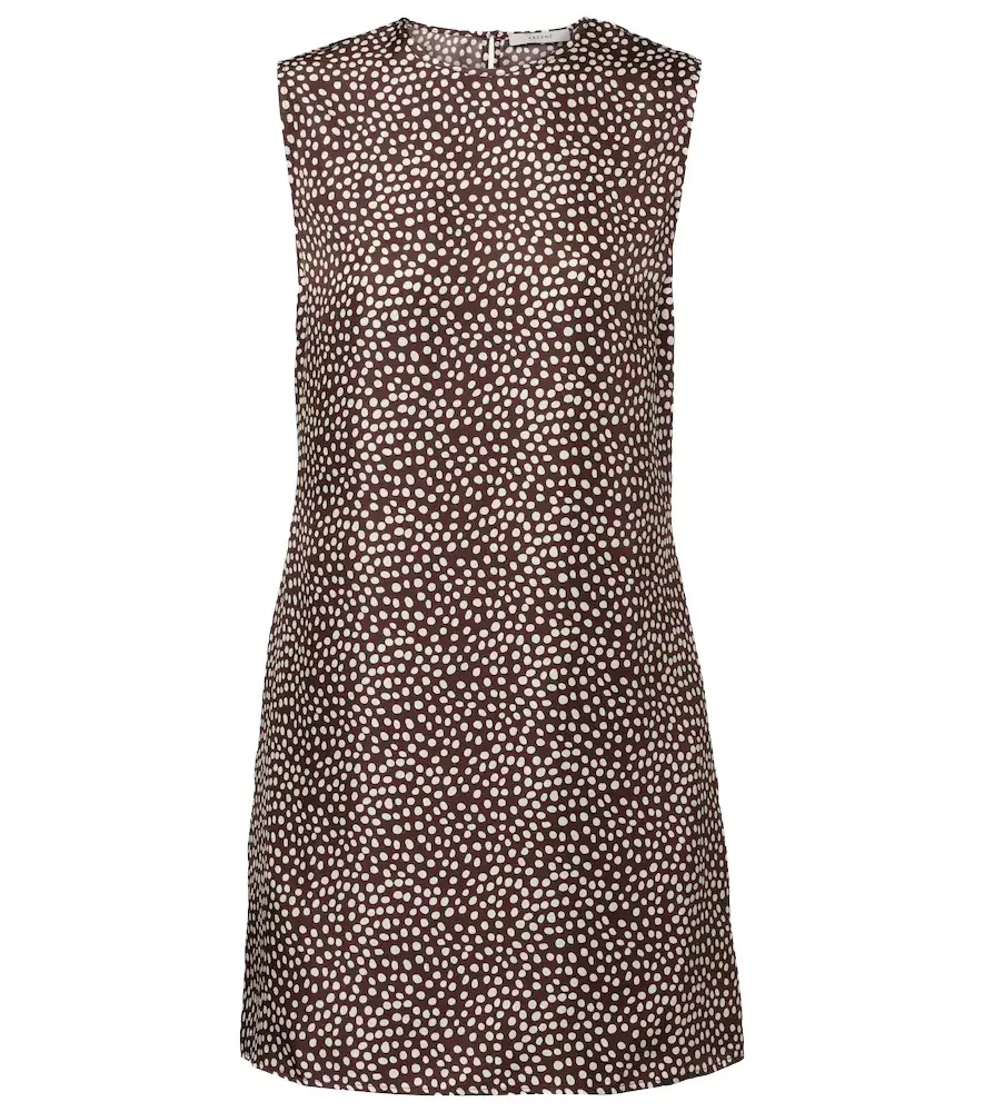 Asceno Sintra polka-dot silk twill minidress - Women's Clothing