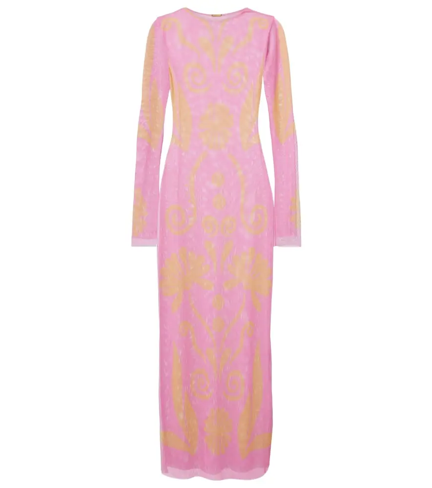 Cala de la Cruz Tania printed maxi dress