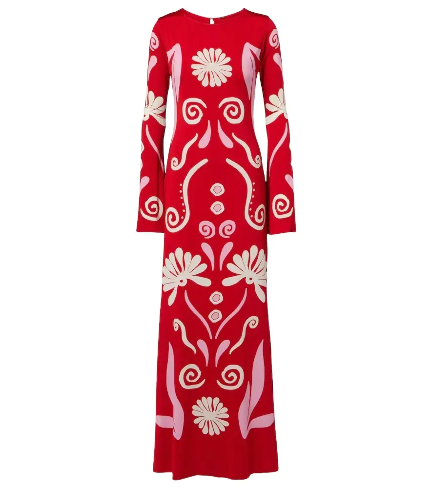 Cala de la Cruz Amay printed maxi dress