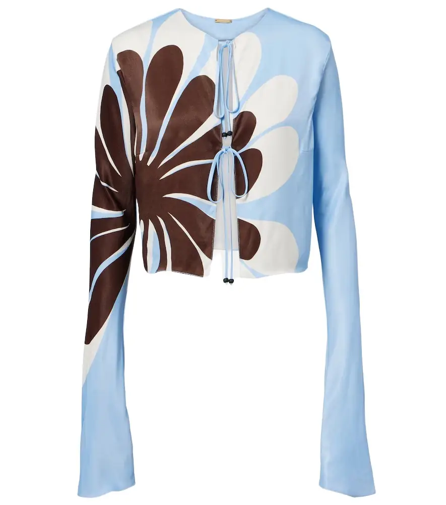 Cala de la Cruz Sina floral top - Women's Clothing