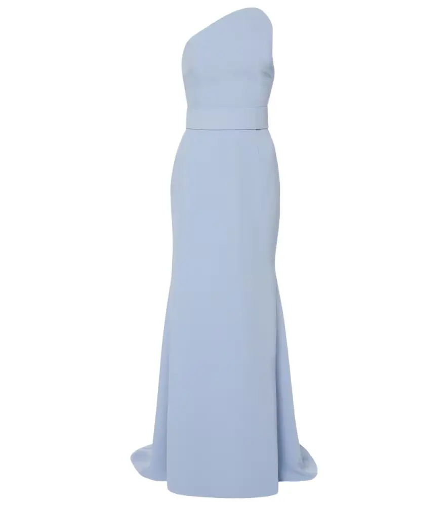 Solace London Seraphina one-shoulder gown