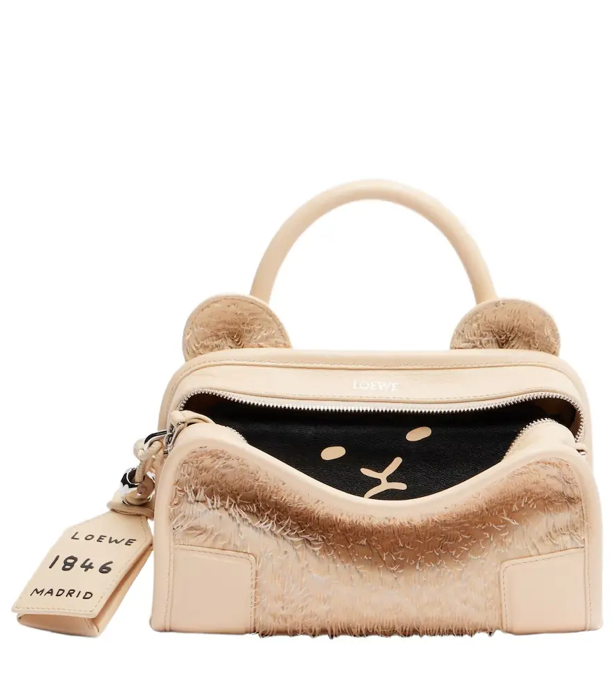 Loewe Amazona 180 Lion Fringed Cut Mini tote bag - Women's Bags