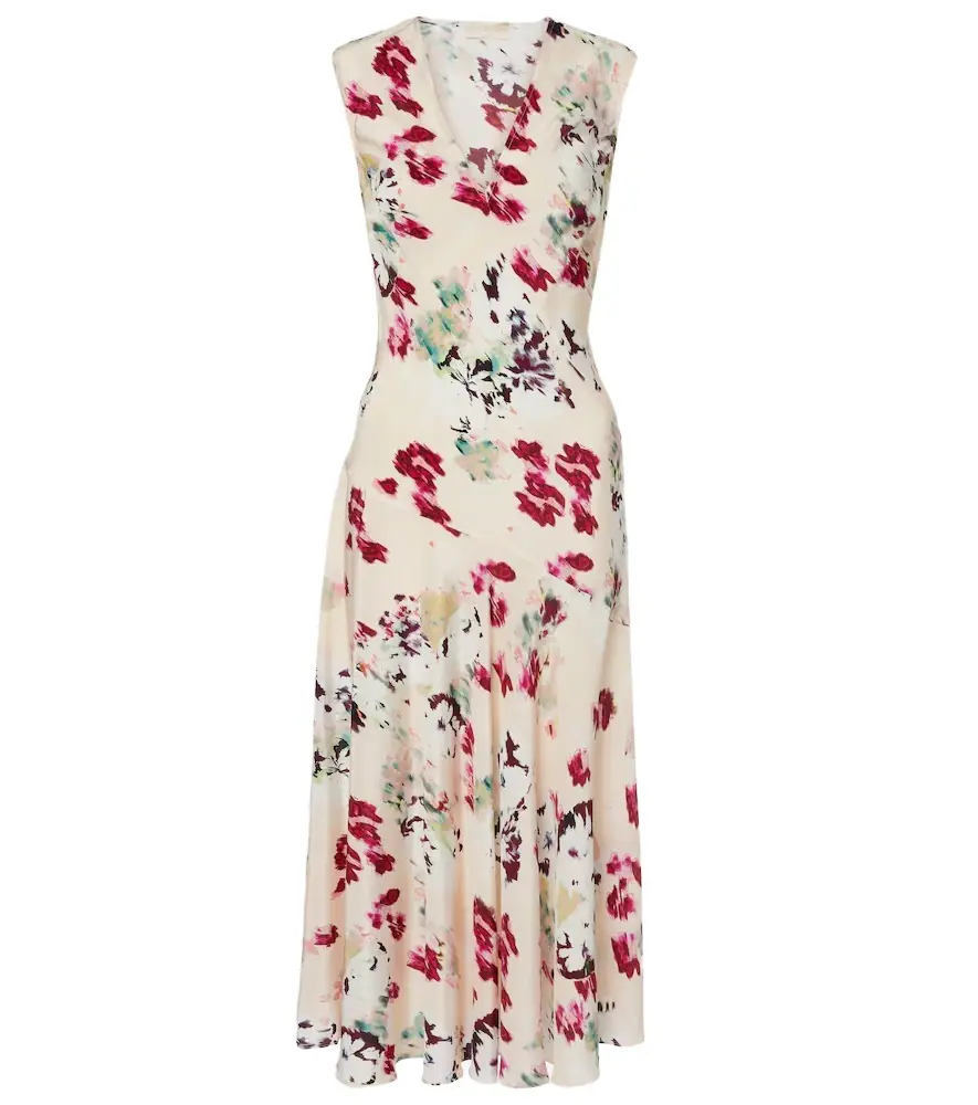 Ulla Johnson Elowen floral silk midi dress