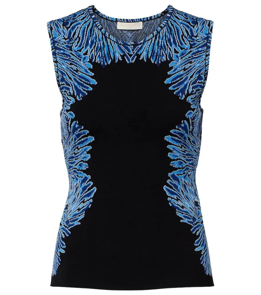 Ulla Johnson Aylin knitted jacquard tank top