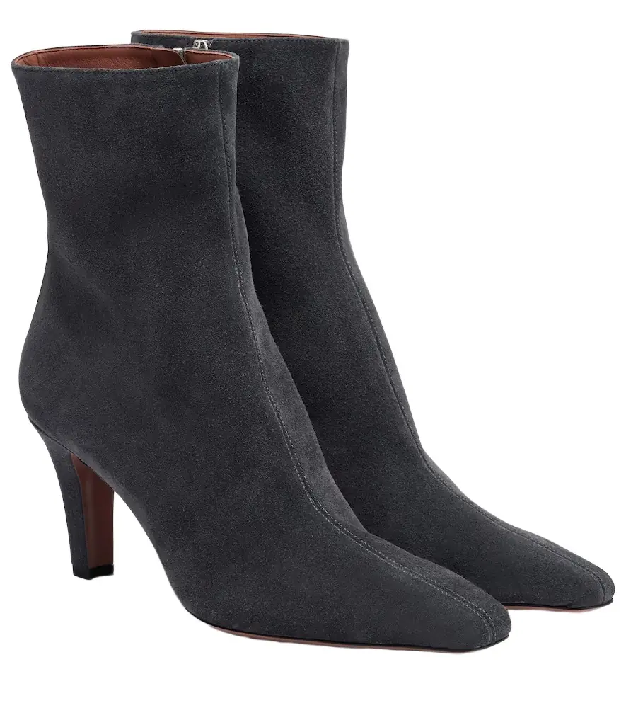 Paris Texas Belle suede ankle boots