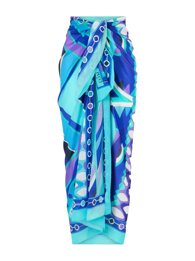 PUCCI Printed Cotton-voile Pareo