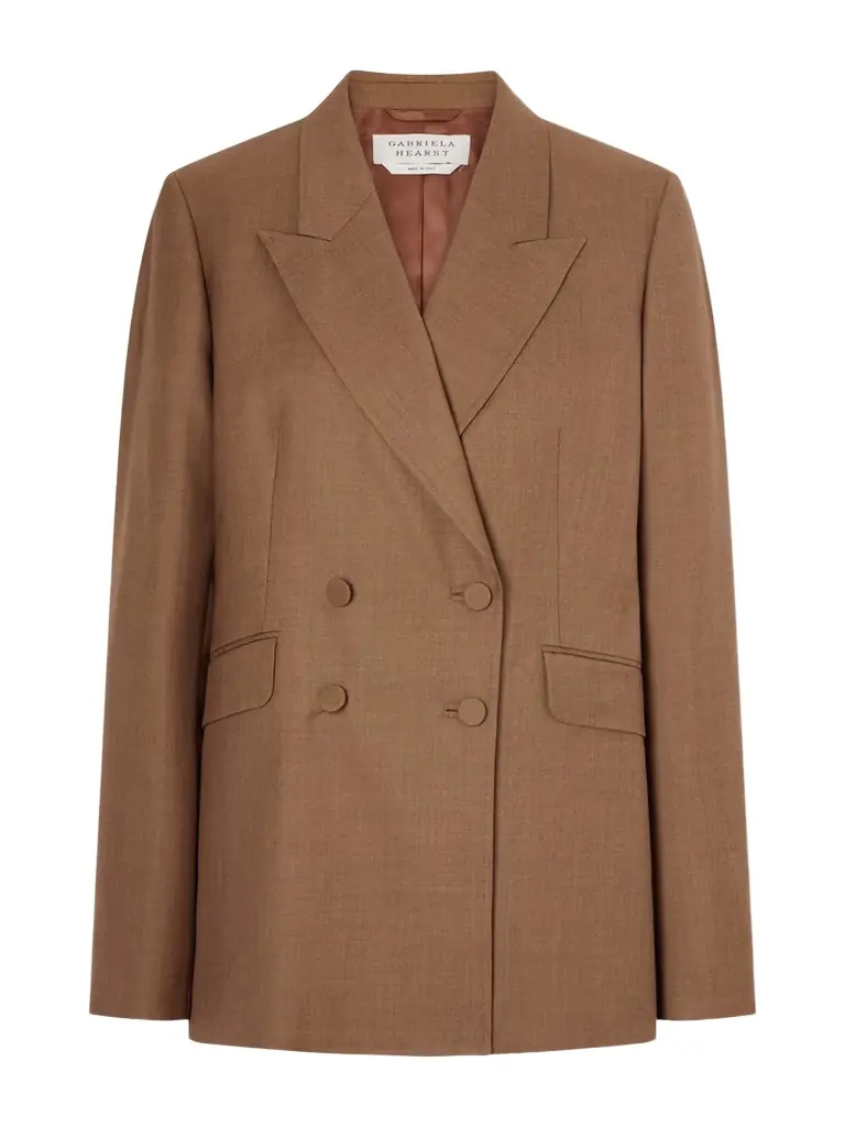 Gabriela Hearst Angela Wool Double-breasted Blazer