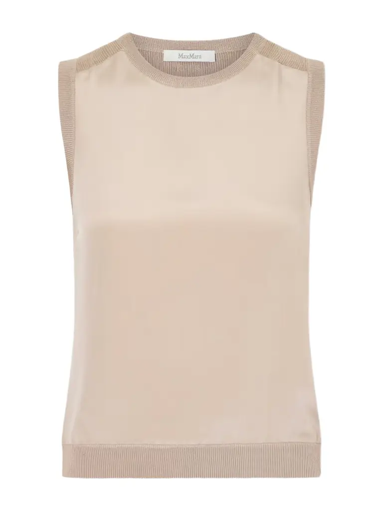 Max Mara Silk-blend Tank Top