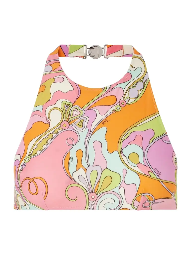 PUCCI Printed Halterneck Bikini