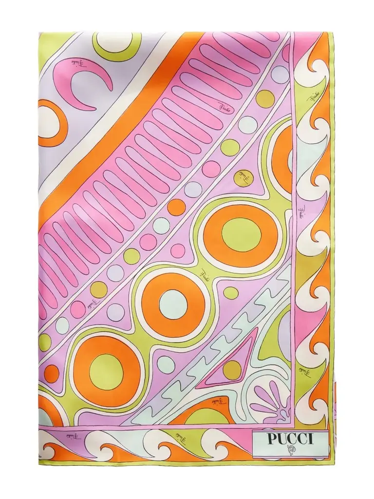 PUCCI Printed Silk-twill Scarf