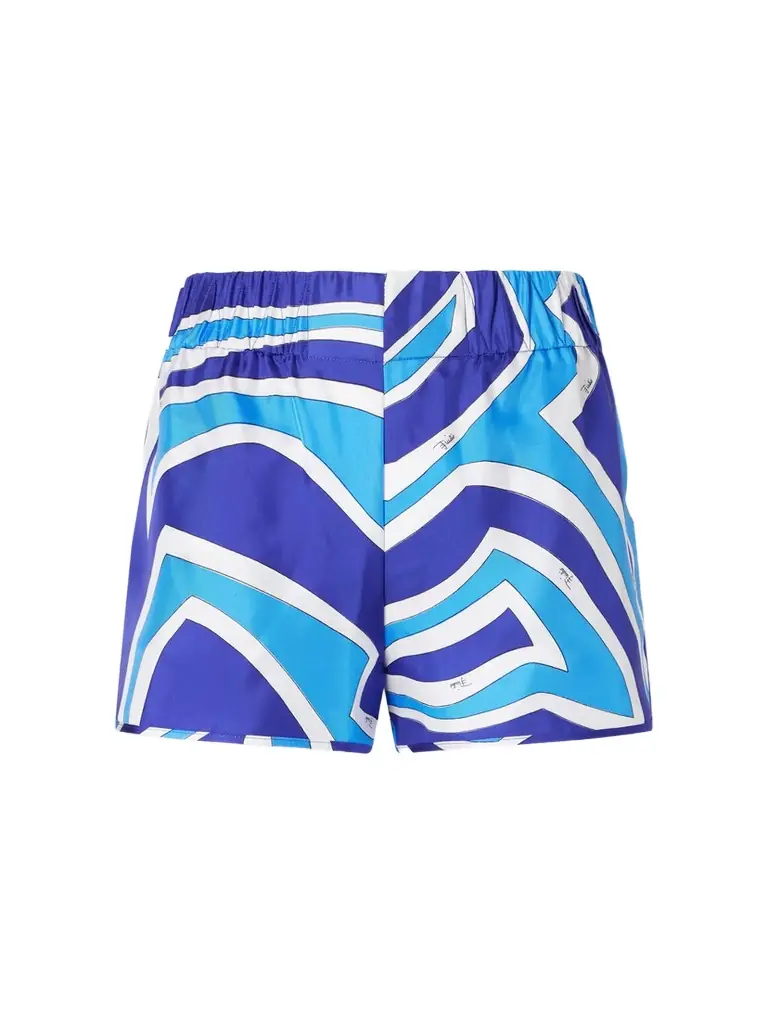 PUCCI Printed Silk-twill Shorts