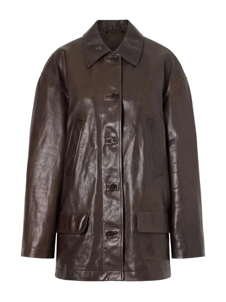 Balenciaga Leather Jacket - Women's Clothing