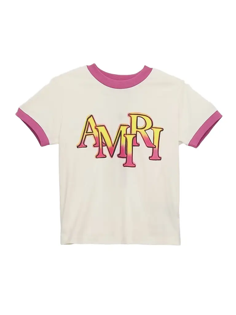 Amiri Little Kid's & Kid's Gradient Staggered Logo T-Shirt -