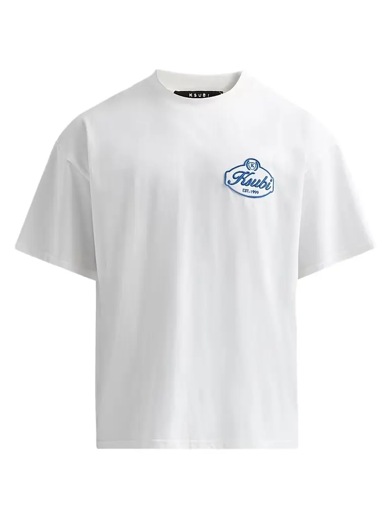 Ksubi Men's Klasse Ekcess Cotton Crewneck T-Shirt - White
