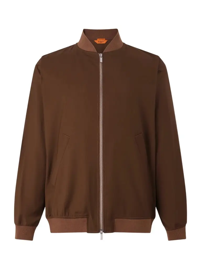 Barena Gabier Virgin Wool Bomber Jacket - Men