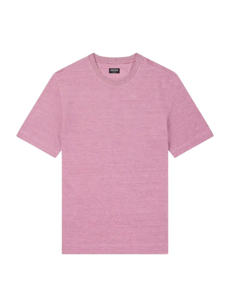 Zegna Knitted Linen T-Shirt - Men