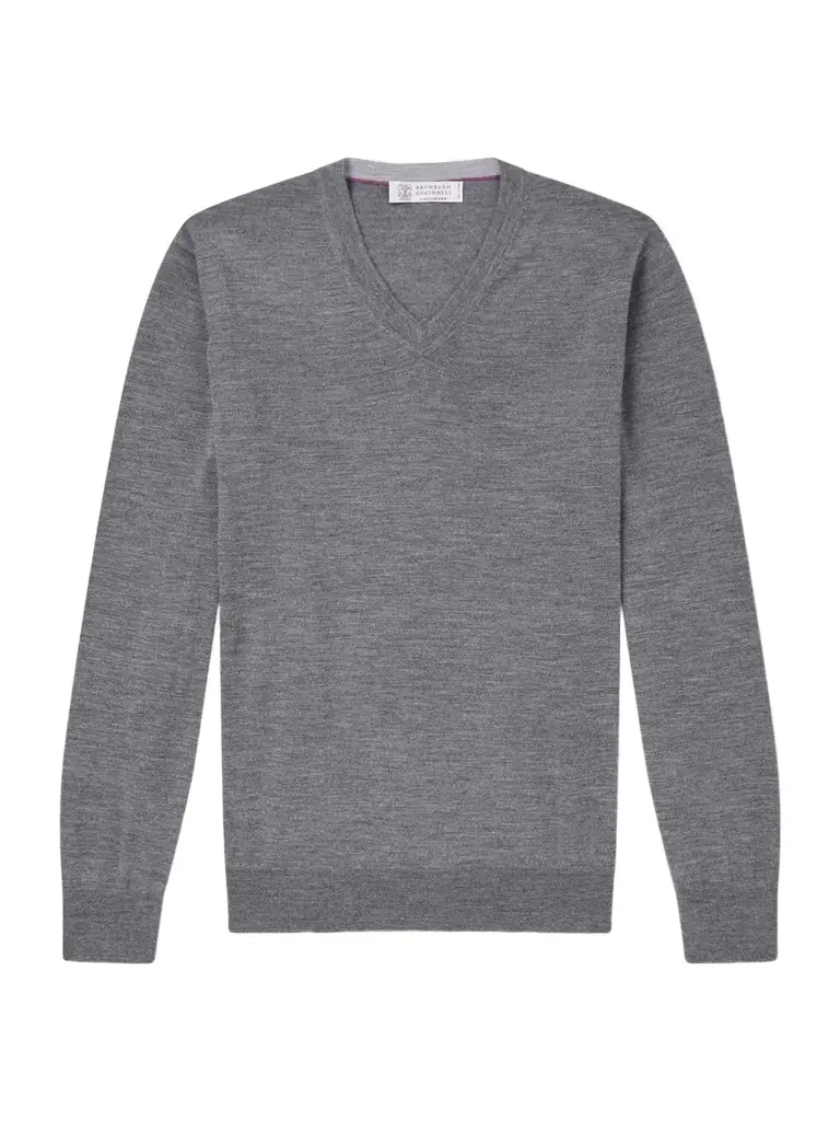 Wool and Cashmere-Blend Sweater - Men