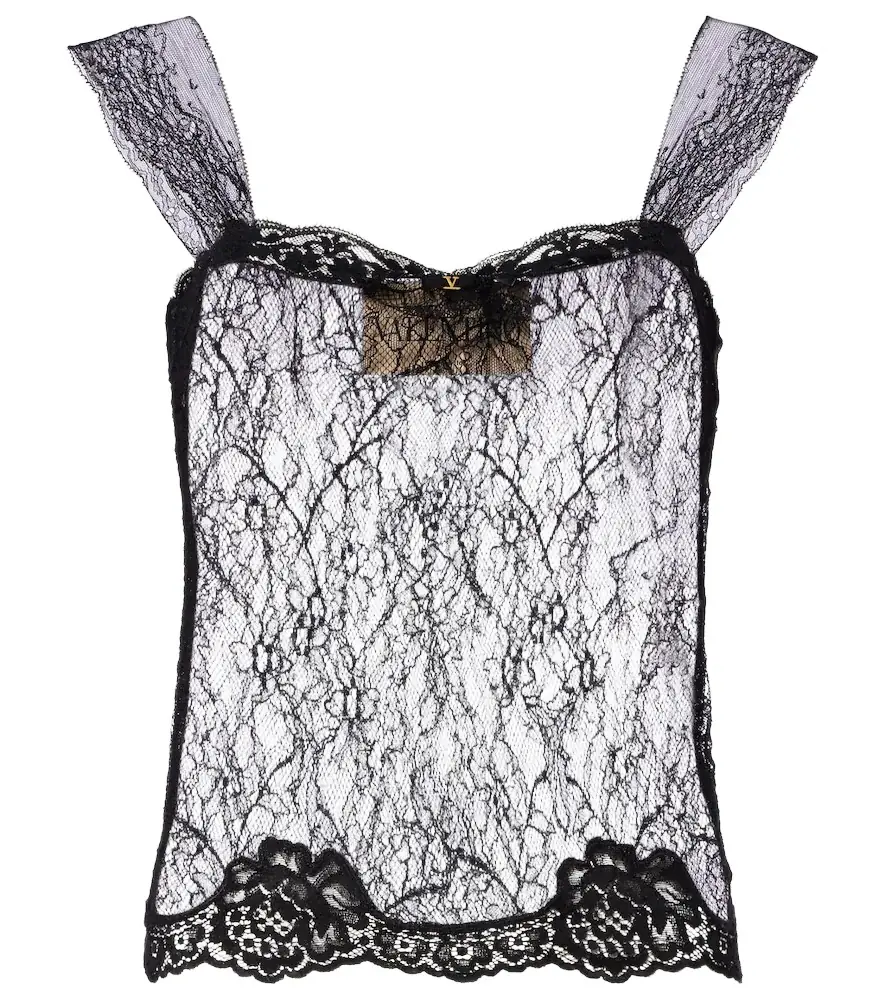 Valentino Sheer lace top