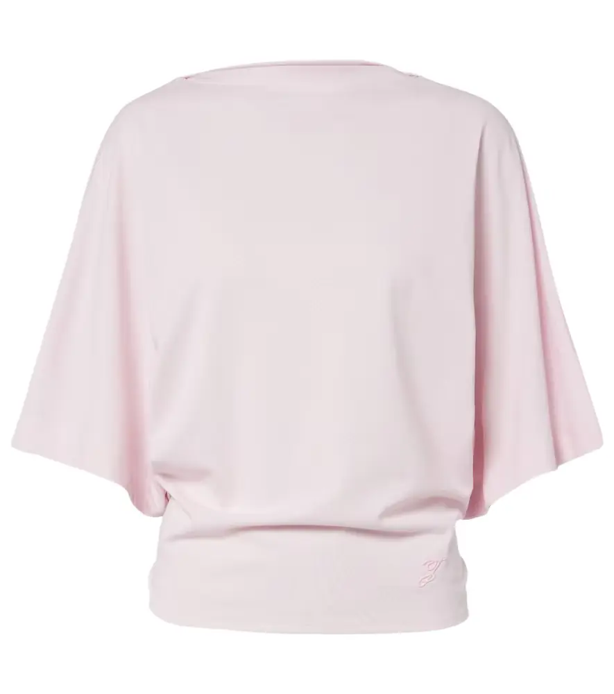 Jacquemus Moisson oversized open-back jersey T-shirt