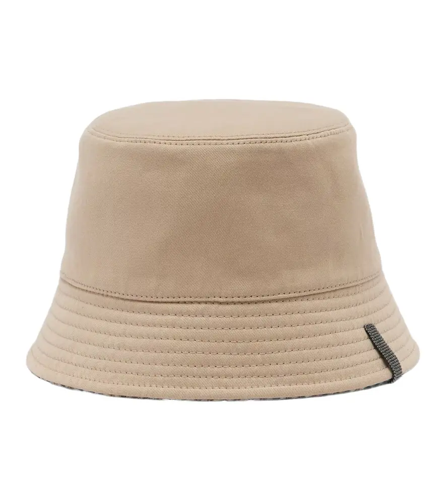Brunello Cucinelli Monili cotton and linen bucket hat