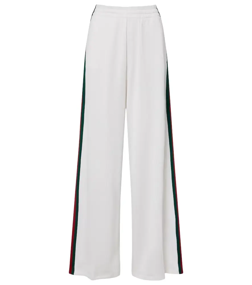Gucci Web Stripe jersey sweatpants