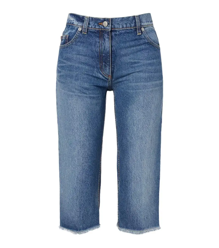 Magda Butrym Faded capri jeans
