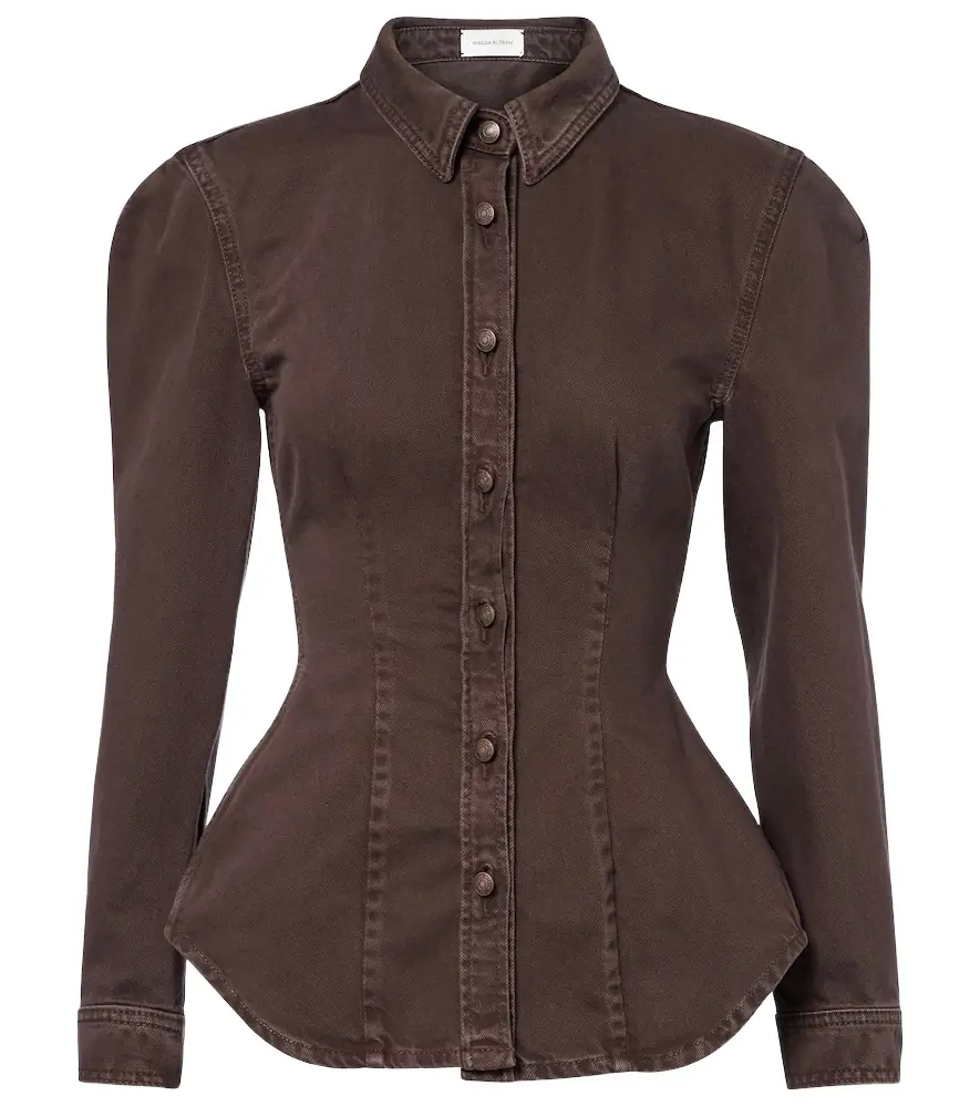 Magda Butrym Peplum denim jacket