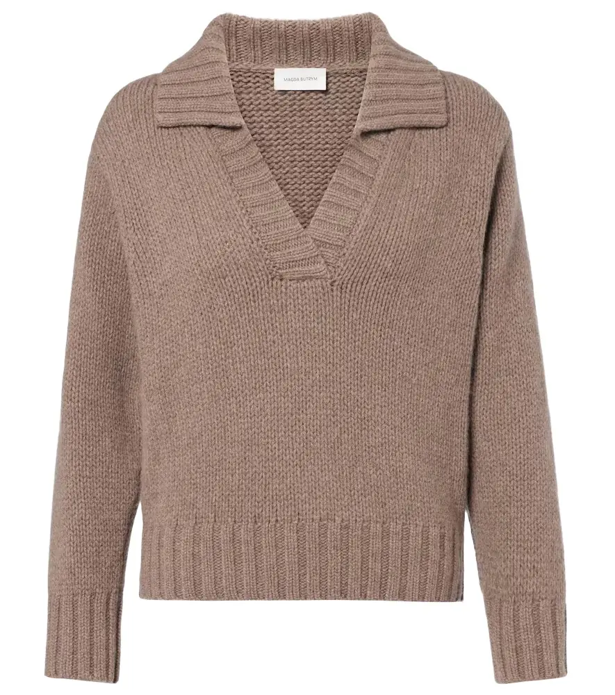 Magda Butrym Cashmere polo sweater