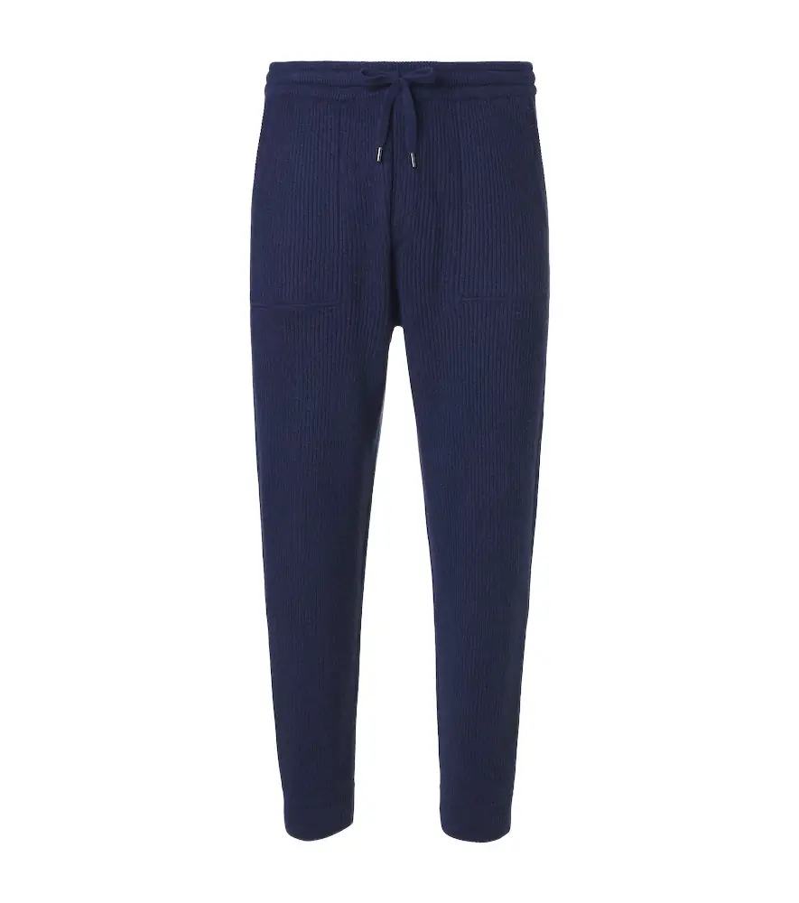 Brunello Cucinelli Ribbed-knit cashmere sweatpants