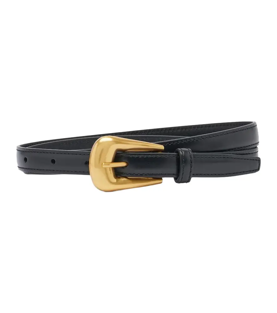 Saint Laurent Folk leather belt