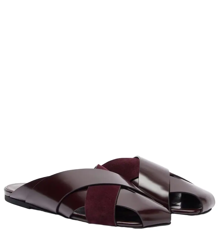 Proenza Schouler Slant leather sandals