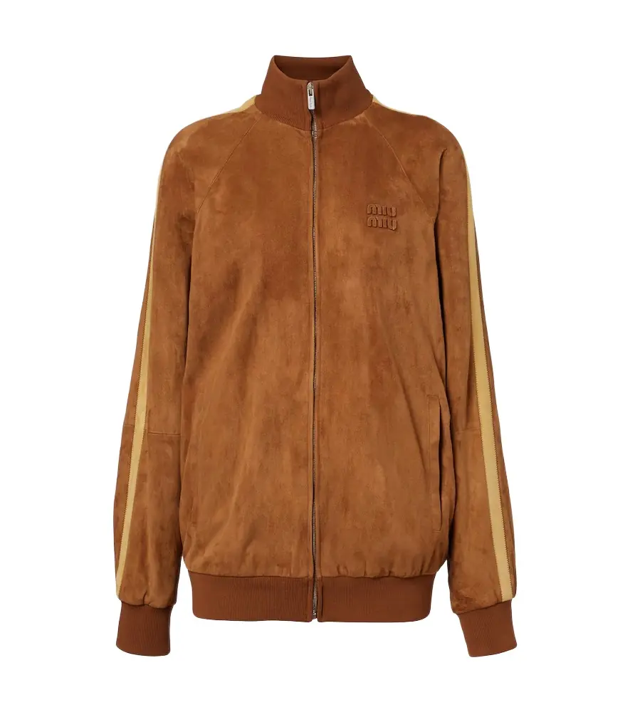 Miu Miu Oversized suede jacket