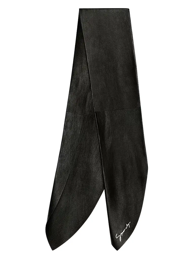 Givenchy Women's Scarf in Leather - Black