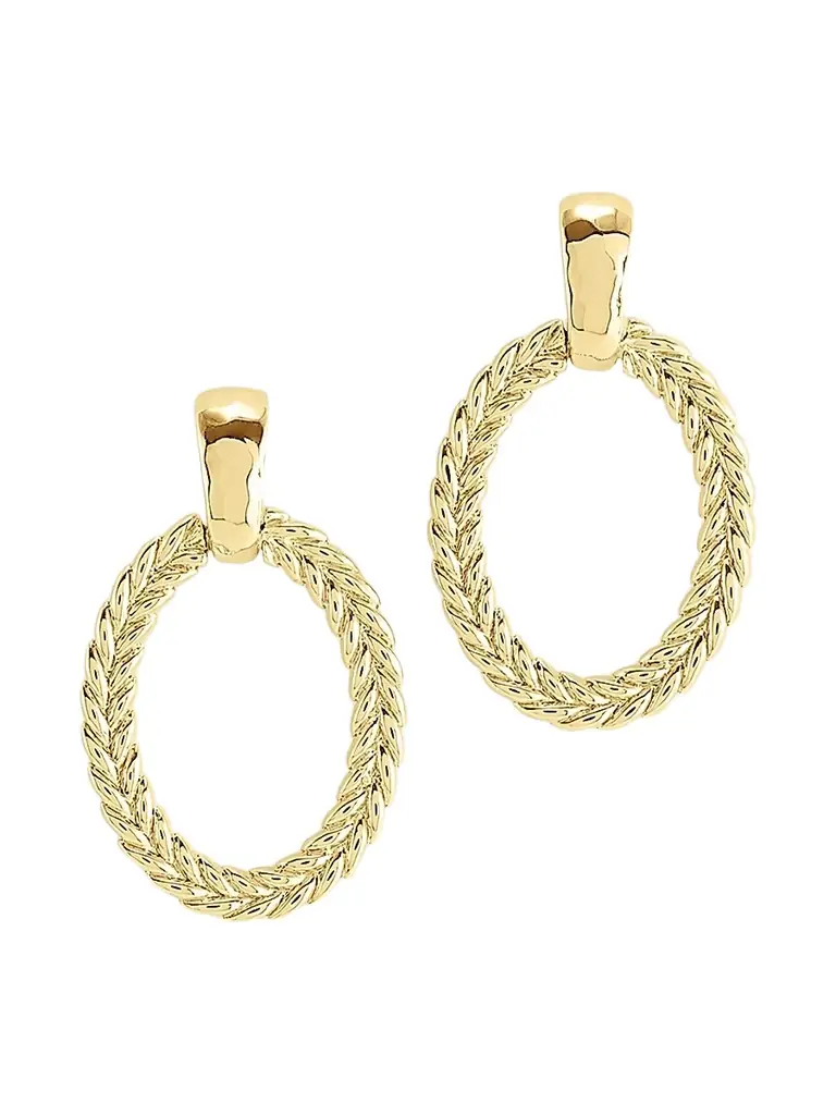Anabel Aram Women's Cheval 18K-Gold-Plated Drop Earrings - Gold