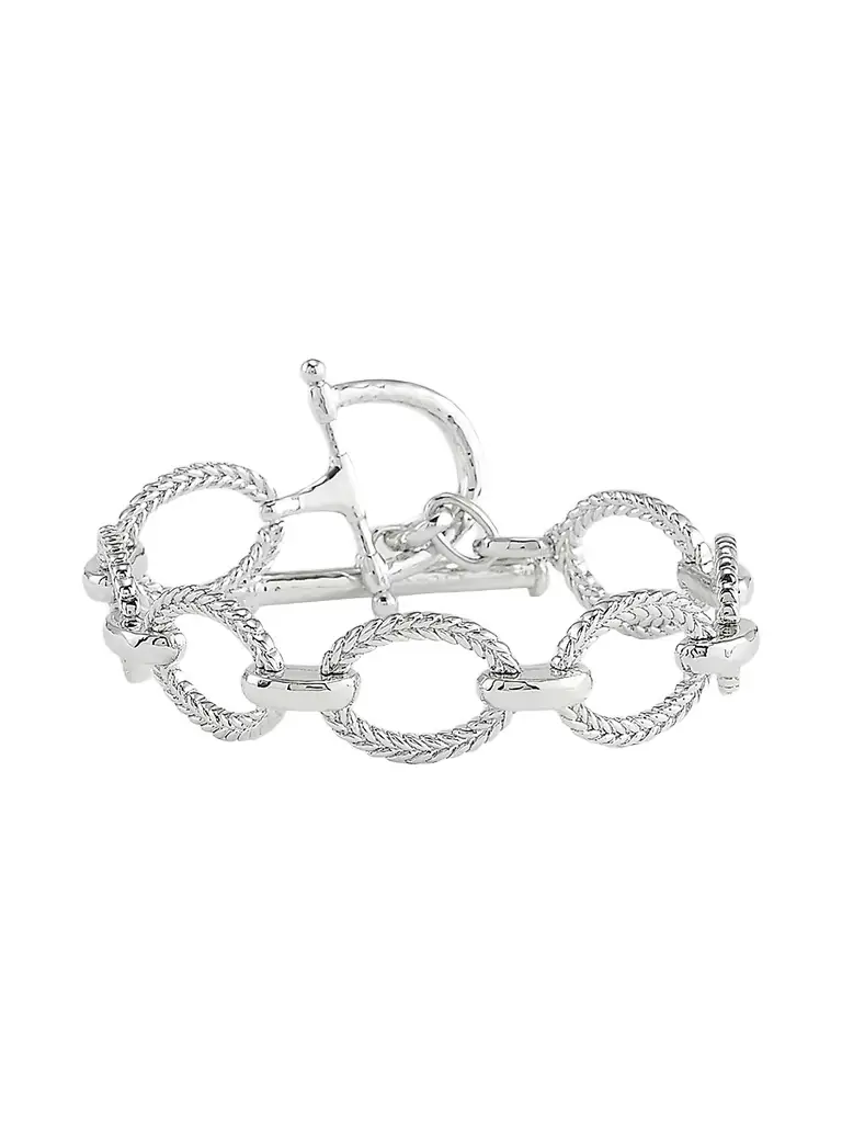 Anabel Aram Women's Cheval Sterling Silver-Plated Chain Bracelet - Sterling Silver