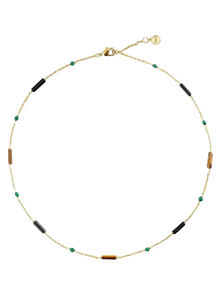 Anabel Aram Women's Forza 18K-Gold-Plated & Multi-Gemstone Beaded Necklace - Gold