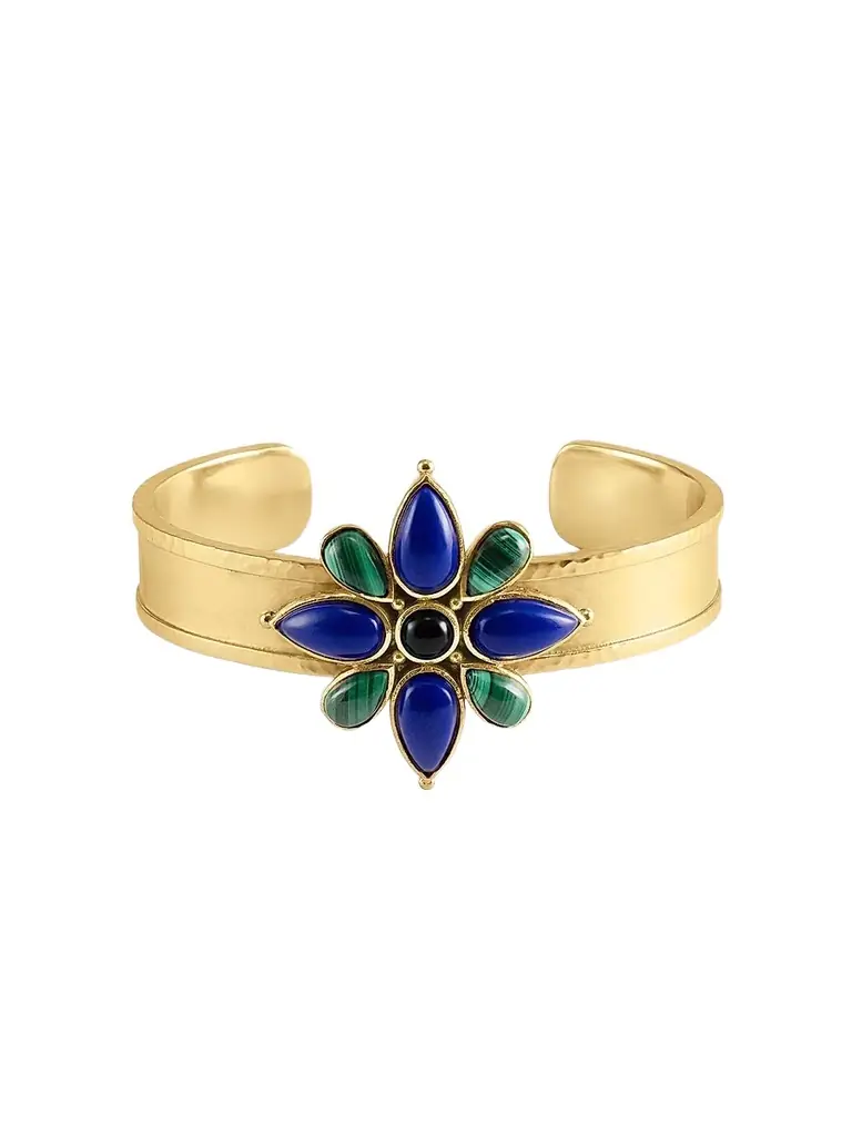 Anabel Aram Women's Forza 18K-Gold-Plated & Multi-Gemstone Cuff - Gold