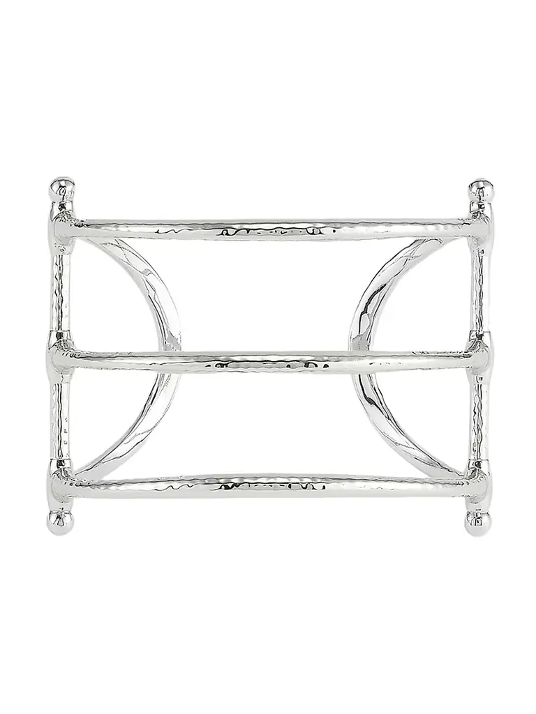 Anabel Aram Women's Cheval Sterling Silver-Plated Horsebit Cuff - Sterling Silver