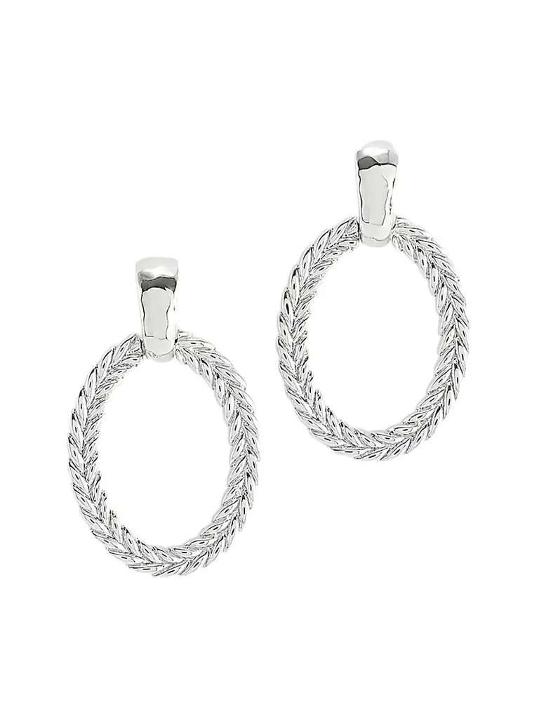 Anabel Aram Women's Cheval Sterling Silver-Plated Drop Earrings - Sterling Silver