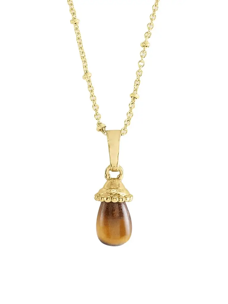 Anabel Aram Women's Forza 18K-Gold-Plated & Gemstone Charm - Gold