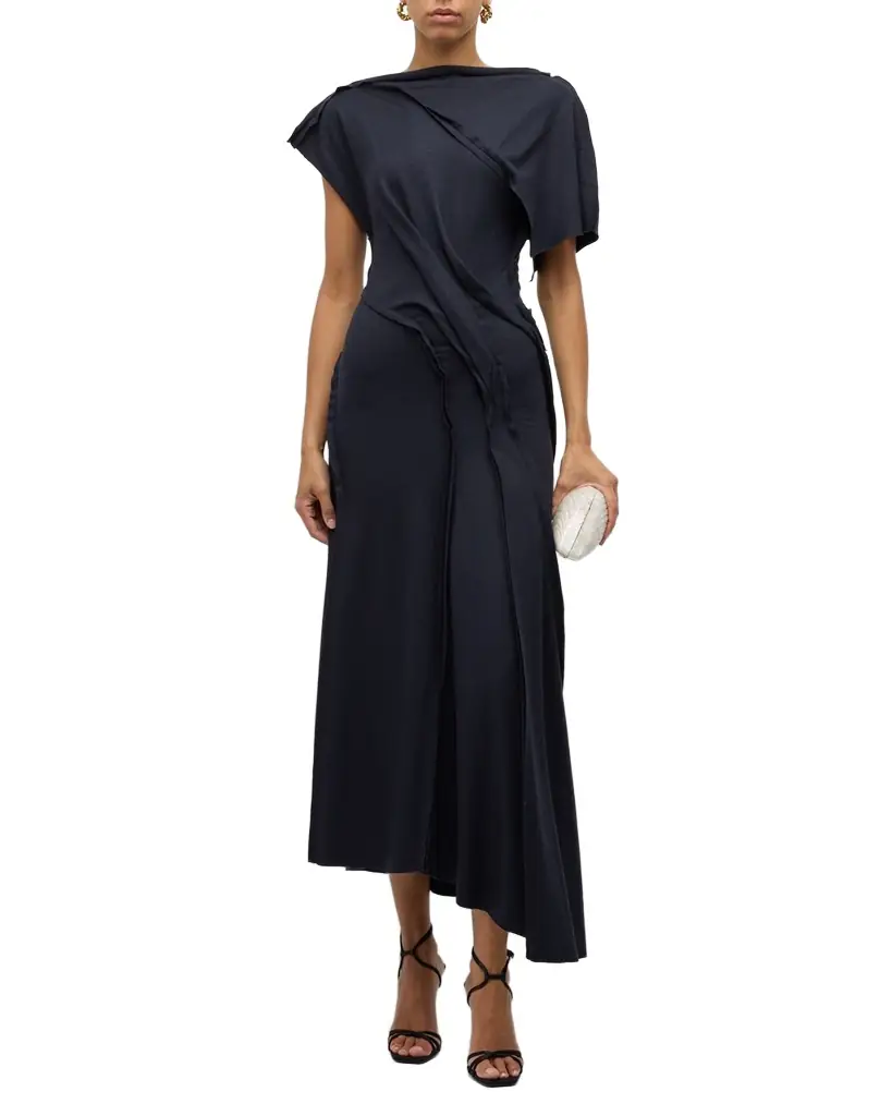 jason wu maxi dress JASON WU COLLECTION Pink Ruffle Maxi Gown (Sz. 8)
