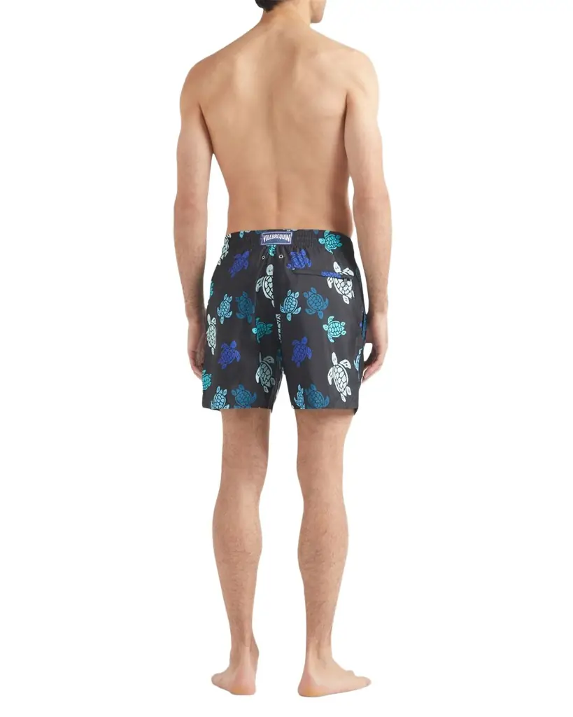 Vilebrequin Men 's Multicolor Turtle-Print Swim Shorts