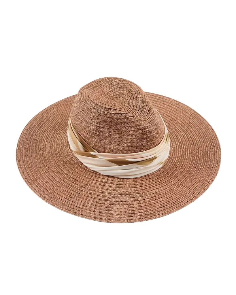 Eugenia Kim Emmanuelle Vented Hemp Packable Fedora Hat - Women's Accessories