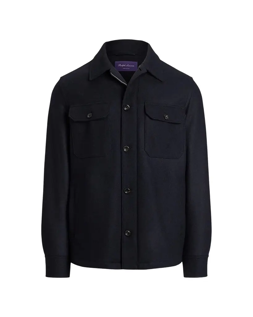 Ralph Lauren Purple Label Felton Cashmere-Blend Shirt Jacket